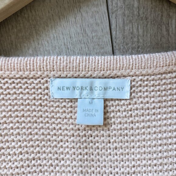 Half Zip Light Pink Sweater Womens Medium Preppy Old Money Coastal Grandma - Picture 4 of 12